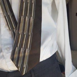 100% Silk necktie Gianno designer menswear vintage